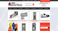 Desktop Screenshot of bdelectrical.com
